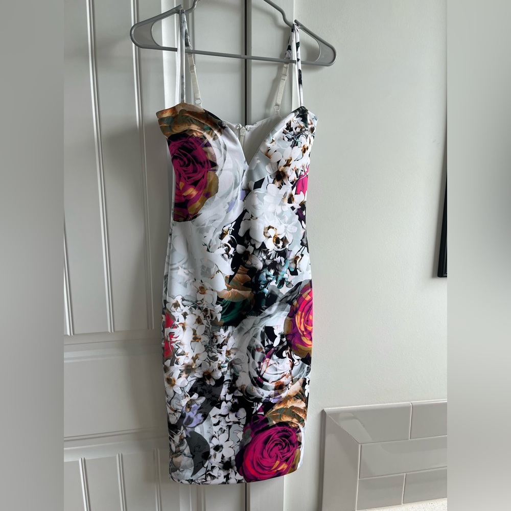 Cocktail dress bold patterns from Bebe